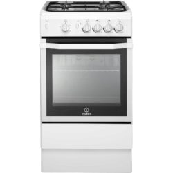 Indesit I5GGW 50cm Single Cavity Gas Cooker in White